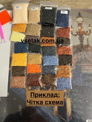 Купити Ранковий чай Набір для діамантової мозаїки 30х30см На підрамнику  в Україні