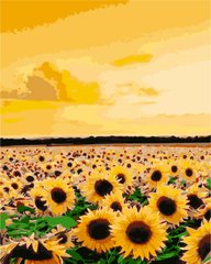 Купити Поле соняшників Картина за номерами ТМ АртСторі  в Україні
