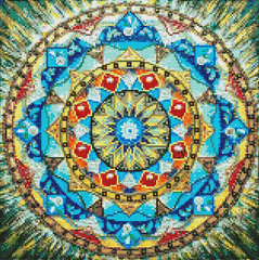Купить Алмазна мозаика 40х40 Мандала обилия и процветания  в Украине