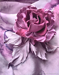 Купити Шовкова троянда Набір для алмазної мозаїки на підрамнику 30х40см  в Україні