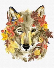 Купити Осінній вовк. Набір для малювання картин за номерами  в Україні