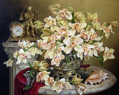Купить Великолепие орхидей. Набор для алмазной вышивки квадратными камушками.  в Украине