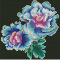 Купить Алмазная картина мозаикой 30х30 см Неоновые цветы  в Украине