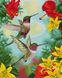 Алмазная мозаика на подрамнике Пара колибри, Да, 40 x 50 см