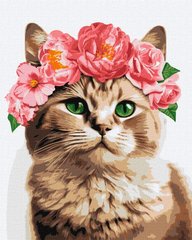 Купити Цифрова картина розфарбування Витончена кішечка ©art_selena_ua  в Україні