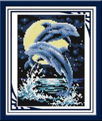 Купити 30245 Дельфіни Набір алмазної мозаїки  в Україні