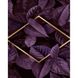 Фіолетове листя Малювання картин за номерами (без коробки) 40х50см з золотими фарбами, Без коробки, 40 х 50 см