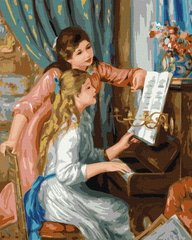 Купить Набор для раскрашивания по цифрам Две девушки за пианино ©Pierre-Auguste Renoir  в Украине
