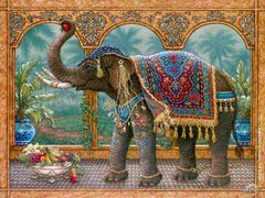 Купити Алмазна вишивка Індійський слон  в Україні
