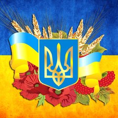 Купить Национальная символика Патриотическая алмазная мозаика квадратные камни  в Украине