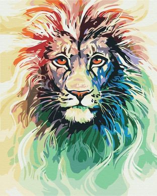 Купить Сияние льва Картина раскраска по номерам  в Украине