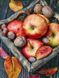 Яблука Алмазна вишивка Квадратні стрази 40х50 см На підрамнику з голограмними відтінками
