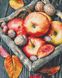 Яблука Алмазна вишивка Квадратні стрази 40х50 см На підрамнику з голограмними відтінками