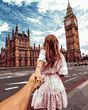 Следуй за мной. Лондон Алмазная мозаика На подрамнике 40х50см 40 цветов +3 AB(голограм)+3 FD(фейри даст)
