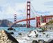 Картина за номерами без коробки Міст Сан-Франциско, Без коробки, 40 х 50 см