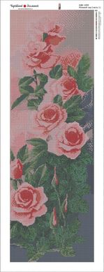 Купить Триптих Розовый сад Картина алмазная мозаика по номерам  в Украине