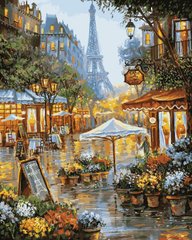Купить Раскраски по номерам Летний дождь в Париже  в Украине