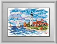 Купити 30149 Морський пейзаж (маяк) Набір алмазного живопису  в Україні