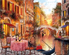 Купить Красота Венеции Алмазная мозаика по номерам На подрамнике  в Украине