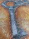 Жоржина Алмазна вишивка Квадратні стрази 40х50 см з голограмними відтінками