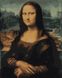 Мона Ліза Полотно для малювання по цифрам без коробки, Без коробки, 40 х 50 см