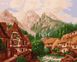 Картина за номерами - Містечко в горах ©Сергій Лобач Идейка 40х50 см (KHO2880)