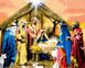 Цифровая живопись, картина без коробки Рождение Иисуса, Без коробки, 40 х 50 см