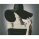 Алмазная мозаика 40х50 см квадратными камушками Таинственная женщина в шляпе, Да, 40 x 50 см