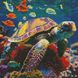 Набір з алмазною мозаїкою "Мешканці підводного світу" 40х40см, Так, 40 x 40 см