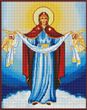 Купити Ікона Покрови Пресвятої Богородиці Діамантова мозаїка 40x50  в Україні