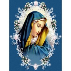 Купить Алмазна мозаика 30х40 Икона Дева Мария Скорбящая ST475  в Украине
