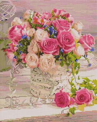 Купити Алмазна мозаїка 40х50 Красиві троянди  в Україні