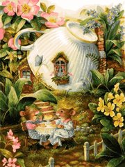 Купити Розмальовування по номерах картина Мишачий будиночок  в Україні