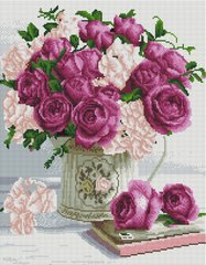 Купить Алмазная мозаика на подрамнике Букет роз  в Украине