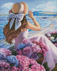 Купити Квітуче узбережжя ©Kira Corporal Мозаїчна картина за номерами 40х50 см  в Україні