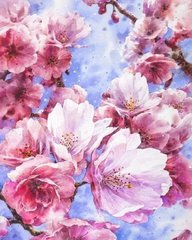 Купити Запах квітів Алмазна мозаїка круглими камінчиками 40х50 см УЦІНКА  в Україні