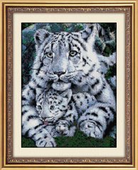 Купить 30049 Белые тигры Набор алмазной живописи  в Украине