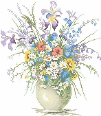 Купити 30403 Польові квіти Набір алмазної мозаїки  в Україні