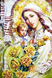 Божа Мати – Троянди Діамантова мозаїка 60 х 40 см, Ні, 60 х 40 см