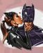 Живопись по номерам Бэтмен и женщина-кошка ( без коробки )