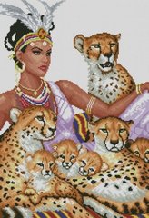 Купить Алмазная вышивка ТМ Дрим Арт Повелительница леопардов  в Украине