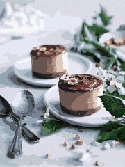 Купить Шоколадные пирожные Раскраска по номерам маленького размера (без коробки)  в Украине