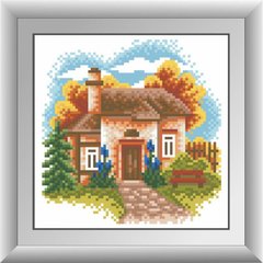 Купить 30554 Осенний сад. Алмазная мозаика(квадратные, полная)  в Украине