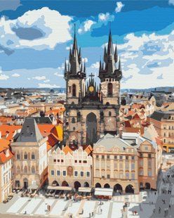 Купити Ратуша Праги Картина за номерами без коробки  в Україні