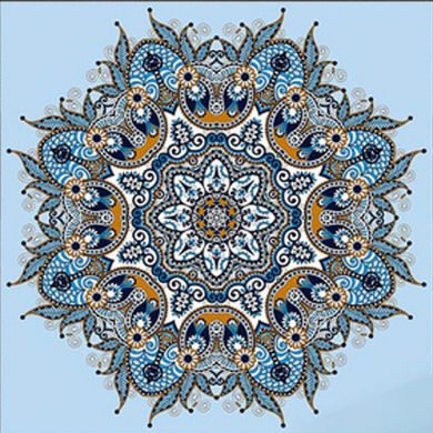 Купить Ажурная мандала Набор для алмазной мозаики 30х30см На подрамнике  в Украине