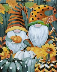 Купить Набор для рисования по номерам (без коробки) Осенние гномы  в Украине
