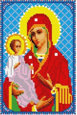 Купить Набор алмазной мозаики 20х30 Божья Мать с Иисусом  в Украине