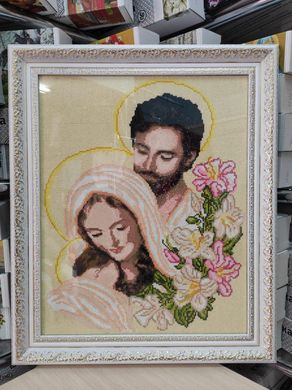 Купить Алмазная мозаика 40х50 Святое семейство в лилиях  в Украине