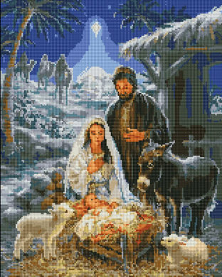 Купити Ікона Різдво Діамантова мозаїка 40x50  в Україні
