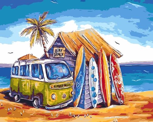 Купити Картина за номерами Гавайські канікули  в Україні